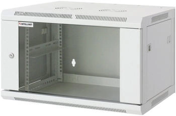 Intellinet 711760 19 Zoll (B x H x T) 600 x 370 x 450 mm 6 HE Lichtgrau (RAL 7035)
