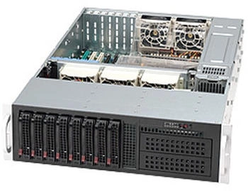 SuperMicro SC835 TQC-R802B - -Montage - 3U (CSE-835TQC-R802B)