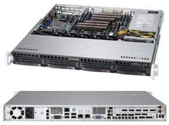 SuperMicro SC813M FTQC-505CB - -Montage - 1U (CSE-813MFTQC-505CB)