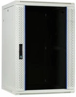 DSIT 18 HE wei&szlig;er Serverschrank, Wandgeh&auml;use mit Glast&uuml;r (BxTxH) 600 x 600 x 900mm