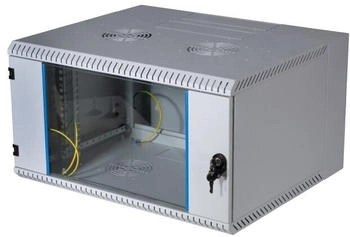 EFB-Elektronik 19" Wandgeh&auml;use 9HE schwenkend 2-teilig RAL7035 Tiefe 500 mm (9 HE 19 Zoll ) Grau (691609VGR.50)
