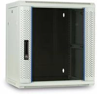 DSIT 12 HE Serverschrank, Wandgeh&auml;use, mit Glast&uuml;r, Wei&szlig; (BxTxH) 600 x 450 x...