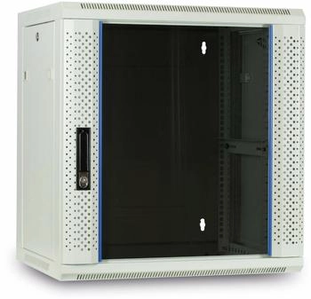DSIT Danicom - 12 HE Wandgehäuse mit Glastür Weiß (BxTxH) 600 x 450 x 634mm (DS6412W)