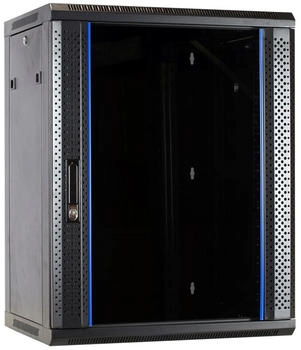 DSIT Danicom - 15 HE Wandgeh&auml;use mit Glast&uuml;r (BxTxH) 600 x 450 x 770 mm