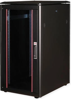 Roline 19-Zoll Pro 22 HE 600x800 BxT Glastür schwarz (26.21.0219)