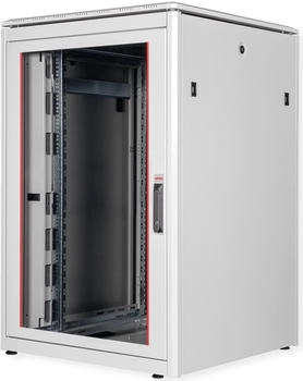 Roline 19-Zoll Pro 22 HE 800x800 BxT Glastür grau