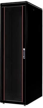 Roline 19-Zoll Pro 47 HE 600x1000 BxT Glastür schwarz