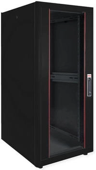 Roline 19-Zoll Basic 32 HE 600x600 BxT Glastür schwarz