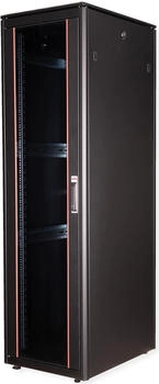 Roline 19-Zoll Pro 47 HE 600x800 BxT Glastür schwarz