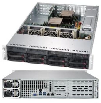 SuperMicro SC825 TQC-R802WB - -Montage - 2U (CSE-825TQC-R802WB)