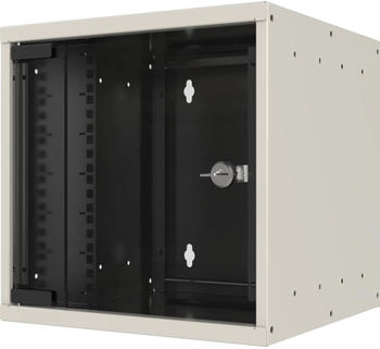 EFB-Elektronik 10" Wandgehäuse 4HE Tiefe 300mm 1-teilig RAL9010 (10 Zoll ) Weiss (WGB-1004WS.30)