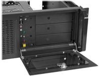 - rack-mountable - 4U - ATX - Geh&auml;use - Server (Rack) - Schwarz