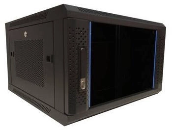 DSIT Danicom - 6 HE 19” Wandgehäuse mit Glastür und Perforierte Seitenwände (BxTxH) 600 x 600 x 368mm (DS6606ZP)