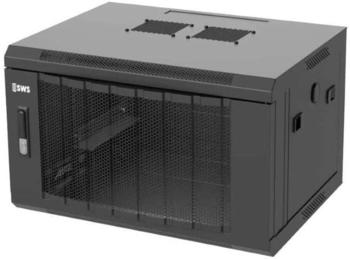DSIT Danicom - 6 HE Wandgeh&auml;use mit perforierter Frontt&uuml;r (BxTxH) 600 x 450 x 367mm (DS6406PP)