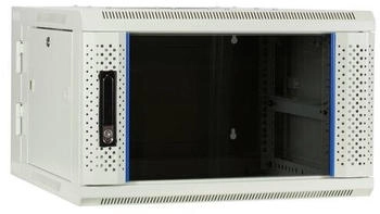 DSIT Danicom - 6 HE wendbares Wandgehäuse mit Glastür Weiß (BxTxH) 600 x 600 x 368mm (DS6606W-DOUBLE)