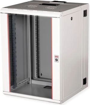 Roline 19-Zoll Wandgehäuse Pro 16 HE 600x600 BxT zweiteilig schwenkbar grau (26.21.0013)