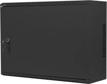 Lanberg WAF1-5203-04-00B Wandmontiertes Regal 4U 60 kg Sperrschloss Ablageschienen 9,3 kg