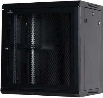 Rockstable 12HE 19 Zoll Wandgehäuse | (BxTxH) 600x440x637mm | perforierte Tür