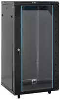vidaXL 22U Netzwerkschrank 19" IP20 Schwarz 60x60x120 cm