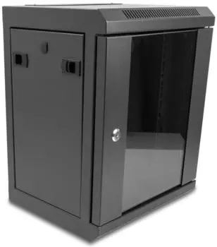 DeLock 10" Netzwerkschrank 8HE, schwarz (43418)