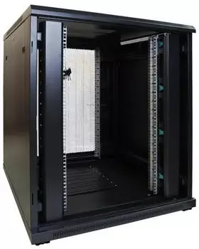 DSIT Serverschrank 19" 18HE 800x1000x1000mm perforierte Frontt&uuml;r schwarz (DS8018PP)