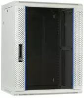 DSIT 15 HE Serverschrank, Wandgeh&auml;use, mit Glast&uuml;r, Wei&szlig; (BxTxH) 600 x 450 x...