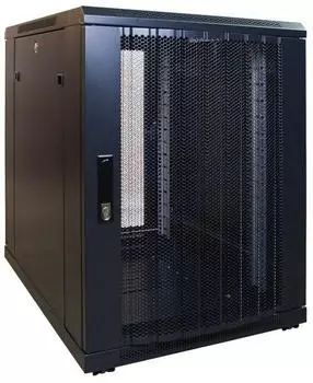 DSIT Serverschrank 15 HE, perforierte Frontt&uuml;r, 600x800x860mm (DS6815PP)