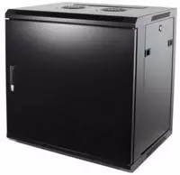 DSIT 9HE Netzwerkschrank 19 Zoll Wandmontage - Metallt&uuml;r | (BxTxH)...