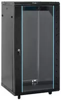 vidaXL 22HE Netzwerkschrank mit Schwenkf&uuml;&szlig;en 19" IP20 60x60x120 cm