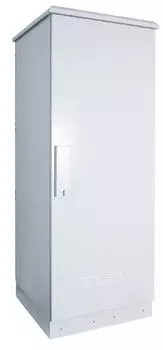 DSIT 19" Outdoor-Serverschrank 22HE, 600x600x1200mm, IP55, wei&szlig;