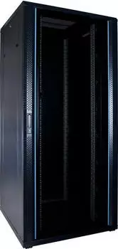 DSIT Serverschrank 19" 37 HE 800x800x1800mm Glast&uuml;r schwarz (DS8837)