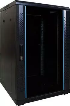 DSIT Serverschrank 19" 18 HE mit Glast&uuml;r 600x600x1000mm (DS6618)