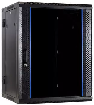 DSIT Wandgeh&auml;use 19" 22HE mit Glast&uuml;r, 600x600x1100mm, schwarz (DS6622-DOUBLE)