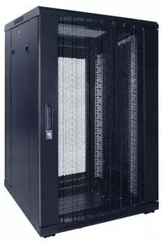 DSIT Serverschrank 19" 18HE 600&times;600&times;1000mm perforierte Frontt&uuml;r (DS6618PP)