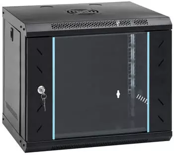 vidaXL Wandmontierter Netzwerkschrank 19" 9HE IP20 53x40x45cm (30260)
