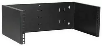 DSIT 19" Montagerahmen 4HE ohne Scharniere, 300mm tief, schwarz (DS-WMB4-M)
