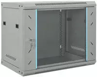 vidaXL Netzwerkschrank mit Speicher Grau 60 x 45 x 50 cm Stahl