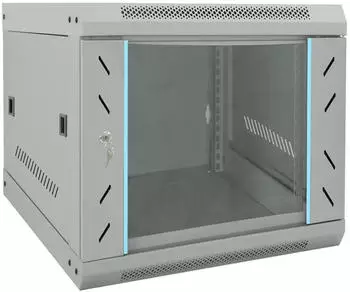 vidaXL Netzwerkschrank 19" mit Speicher, Stahl, grau, 53x60x45cm (42017654)