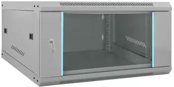vidaXL Netzwerkschrank Wandmontage 19" 60x60x35cm grau Stahl (42017636)