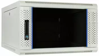 DSIT Wandgeh&auml;use 19" 4HE mit Glast&uuml;r, wei&szlig;, 600x600x280mm (DS6604W)