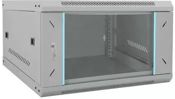 vidaXL Netzwerkschrank 19" Wandmontage grau 53x60x30cm Stahl (42017650)
