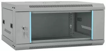vidaXL Netzwerkschrank mit Speicher grau 60x45x28cm Stahl (42017631)