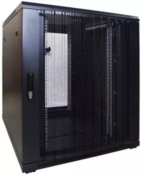 DSIT Serverschrank 12 HE, 800x1200x720mm, perforierte Frontt&uuml;r (DS8212PP)