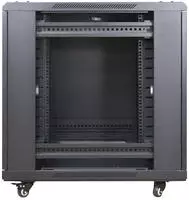 Inter-Tech 8887258 Regal 15U, freistehend, Schwarz