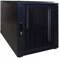DSIT 12 HE, kleiner Serverschrank, mit perforierter Frontt&uuml;r (BxTxH) 600 x...
