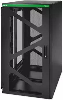 APC NetShelter WX Wandmontage-Rack 24HE 800mm, schwarz (AR124SM)