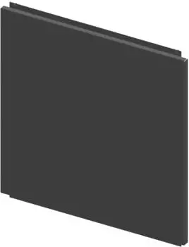 ENOC BS-W3 9-S R&uuml;ckwand f&uuml;r 9HE W3 Wandschrankserie, schwarz (57472)