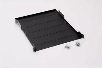 InLine RAC-UP-250-A1 19" Fachboden perforiert, 1HE, schwarz (RAC-UP-250-A1)