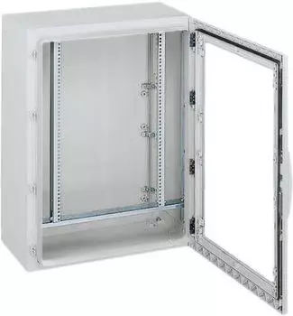 Schneider Electric 19"-Festrahmen 21 HE f&uuml;r PLA-Geh&auml;use (NSYBRF21PLAG)