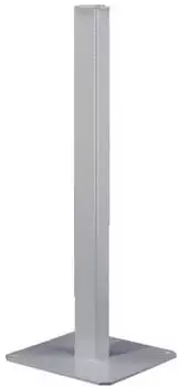 Rittal CP 6106.500 Standfu&szlig; mit Stecker Stahl Hellgrau (L x B x H) 73 x 86 x 1095 mm 1 St. Piece